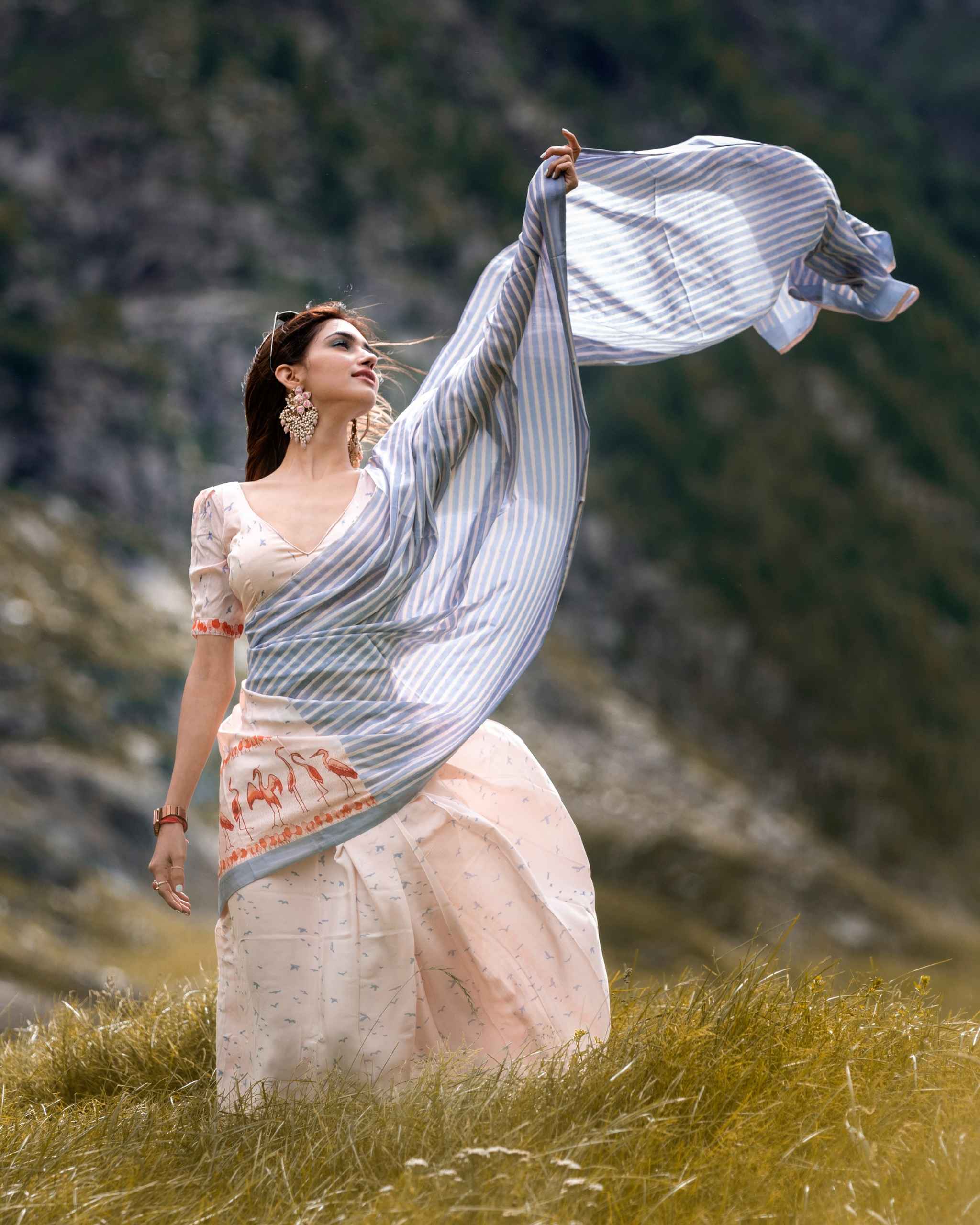 2 - Bagula, the Ready-to-wear Pure Silk Saree - RWPD1C1